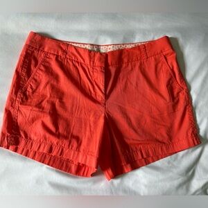 J. Crew Coral Chino Shorts